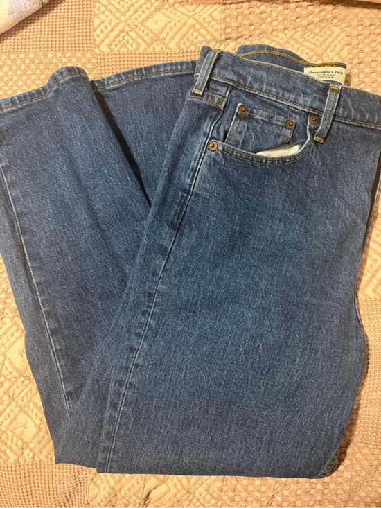 Abercrombie & Fitch Denim - Abercrombie & Fitch Women’s Dark Blue 90’s straight ultra high rise jeans